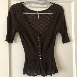 Free People-Lightweight, fine knitted,  sweater